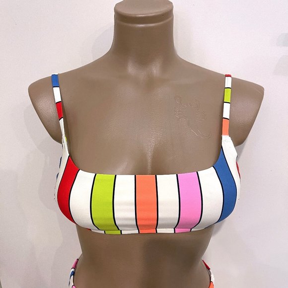 •Aerie• Striped Bikini Set S - Picture 4 of 10